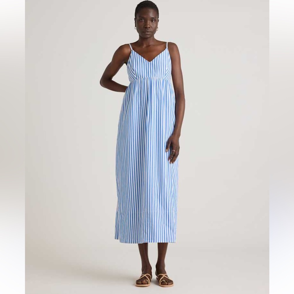 Quince 100% Organic Cotton Sleeveless Maxi Dress